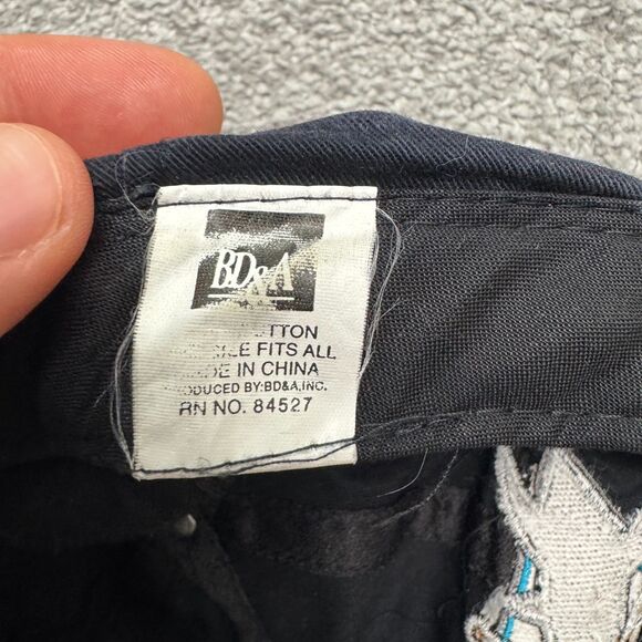 Vintage 90s San Jose Sharks NHL Snapback Hat Cap Unisex Navy Pacific Bell Promo - Picture 13 of 13